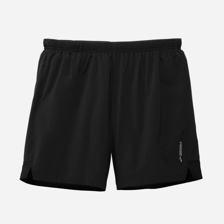 Brooks Go-To 7 - Pantalones Cortos Hombre - Negras (RVOD-13409)